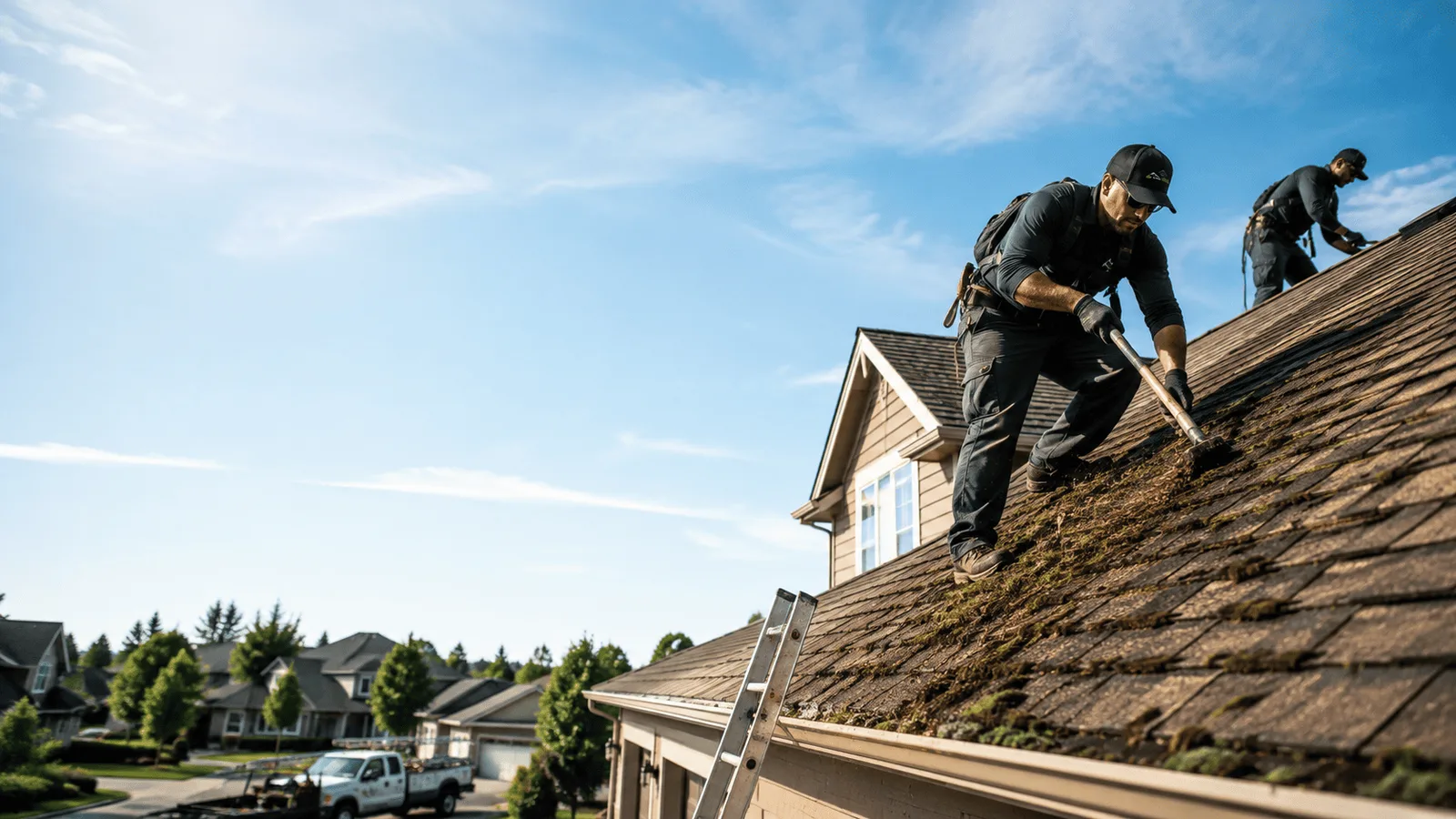 Roof Moss Removal in Sharon, MA near me